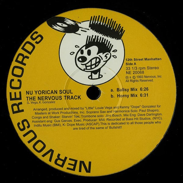 Nu Yorican Soul - Nervous Track (Limited Yellow) - NE20068YELLOW - NERVOUS RECORDS