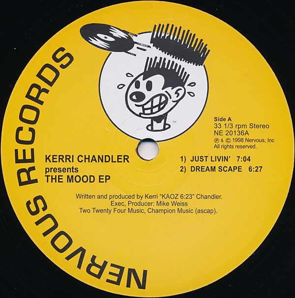 Kerri Chandler - Mood EP (Yellow) - NE20136YELLOW - NERVOUS RECORDS