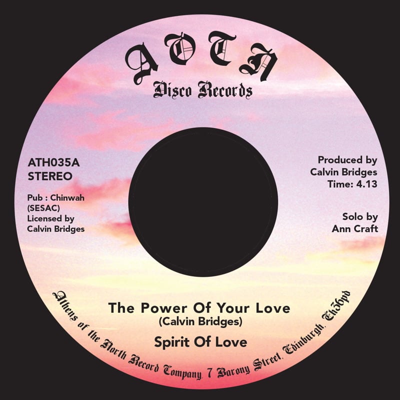 Spirit Of Love - The Power Of Love - ATH035 - ATHENS OF THE NORTH