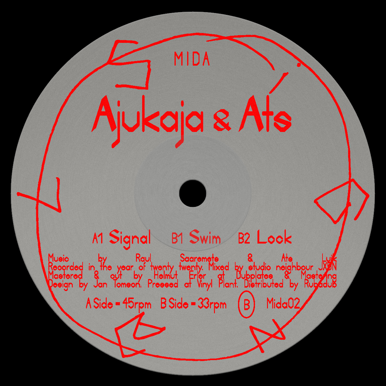 Ajukaja/Ats - Signal EP - MIDA02 - MIDA