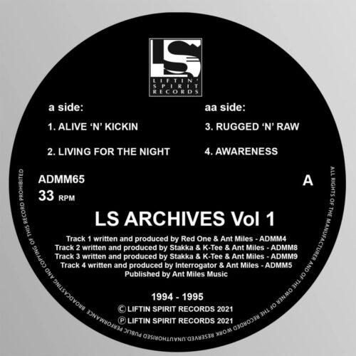 Various - LS Archives Vol 1 (1994/1995) - ADMM65 - LIFTIN SPIRT RECORDS