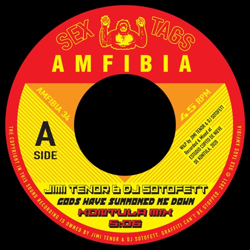 Jimi Tenor/DJ Sotofett - Gods Have Summoned Me Down - AMFIBIA34 - SEX TAGS AMFIBIA