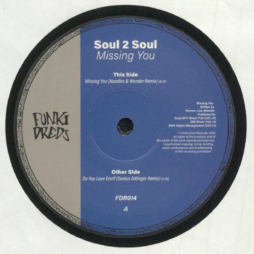 Soul II Soul - Missing You (Noodles & Wonder Remix) - FDR14 - FUNKI DRED RECORDS