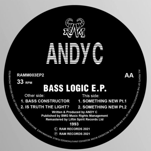 Andy C - Bass Logic EP - RAMM003EP2 - RAMM RECORDS