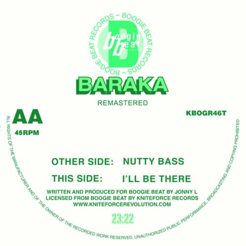 Baraka/Jonny L - Nutty Bass / I'll Be There EP - KBOGR46T - KNITEFORCE