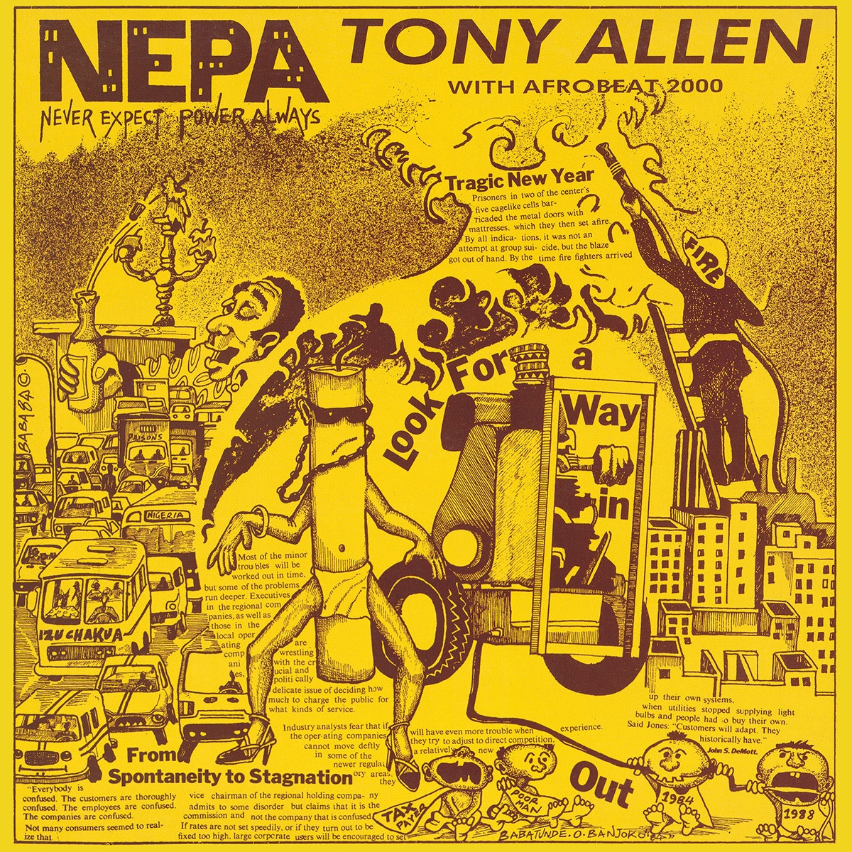 Tony Allen - N.E.P.A (Never Expect Power Always) - COMET102 - COMET RECORDS