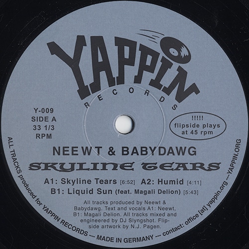 Neewt/Babydawg - Skyline Tears - Y-009 - YAPPIN
