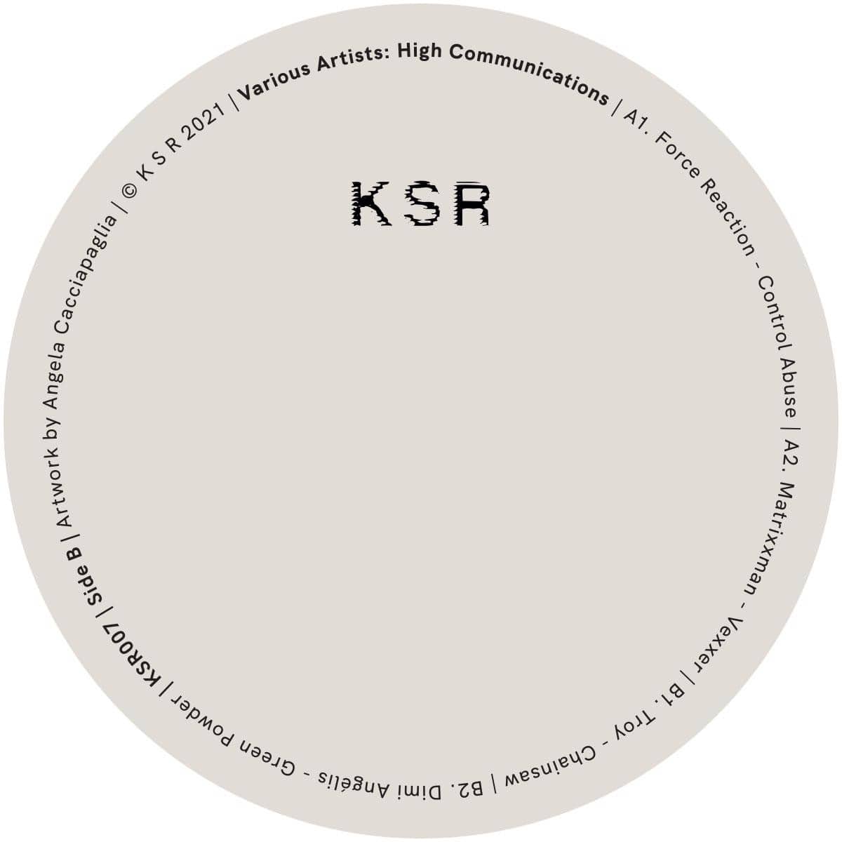 Various - High Communications - KSR007 - KSR