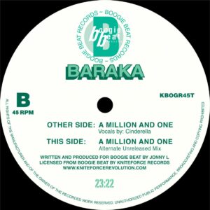 Baraka/Jonny L - A Million And One EP - KBOGR45T - KNITEFORCE