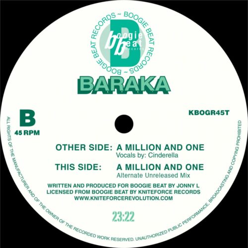 Baraka/Jonny L - A Million And One EP - KBOGR45T - KNITEFORCE