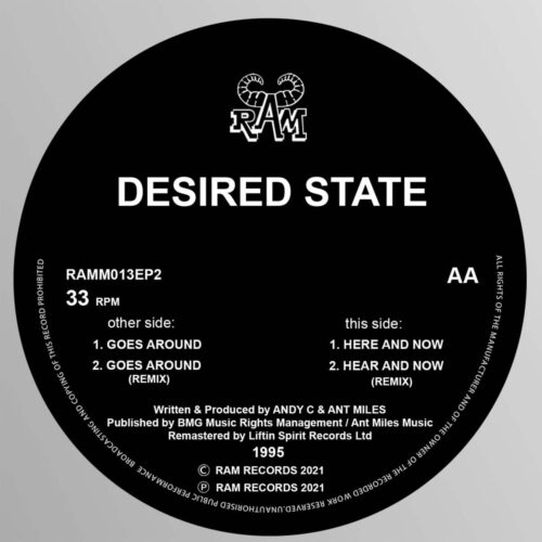 Desired State - Goes Around / Here and Now 1995 - RAMM013EP2 - LIFTIN SPIRIT
