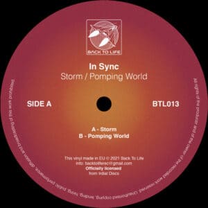 In Sync - Storm / Pomping World - BTL013 - BACK TO LIFE