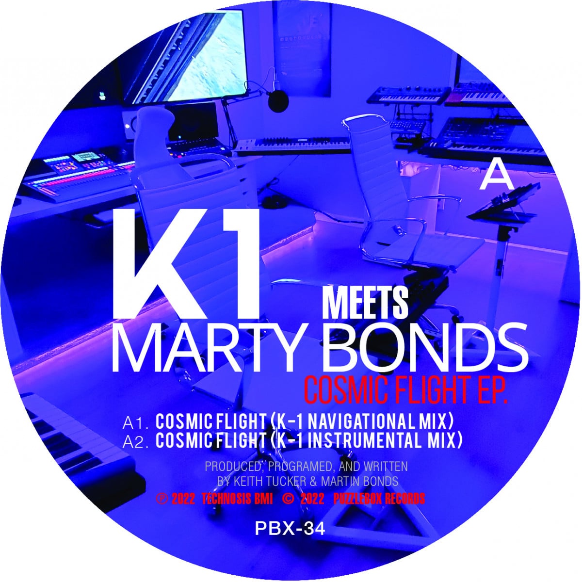 K1/Martyn Bonds/Keith Tucker - Cosmic Flight - PBX-34 - PUZZLEBOX