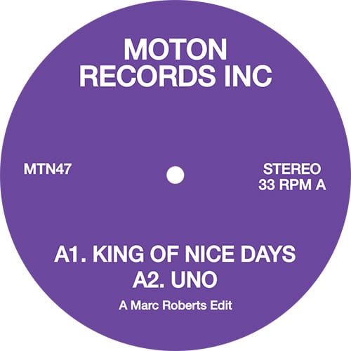 Marc Roberts - Edits - MTN47 - MOTON RECORDS INC