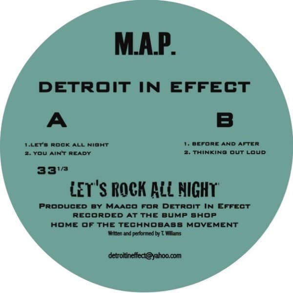 Detroit In Effect - Let's Rock All Night - MAP017 - MAP