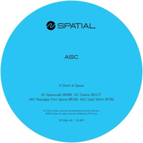 ASC - A Storm In Space (purple marbled vinyl) - SPTL004 - SPATIAL
