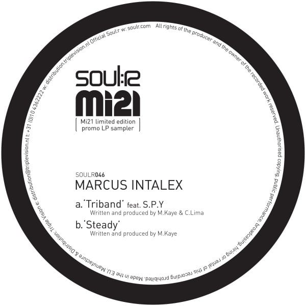 Marcus Intalex - Triband/Steady - SOULR046 - SOUL:R