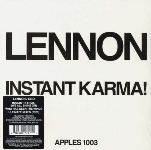 Lennon - Instant Karma - APPLES1003 - APPLE RECORDS
