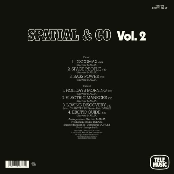 Sauveur Mallia - Spatial & Co Vol. 2 - BEWITH122LP - BE WITH RECORDS