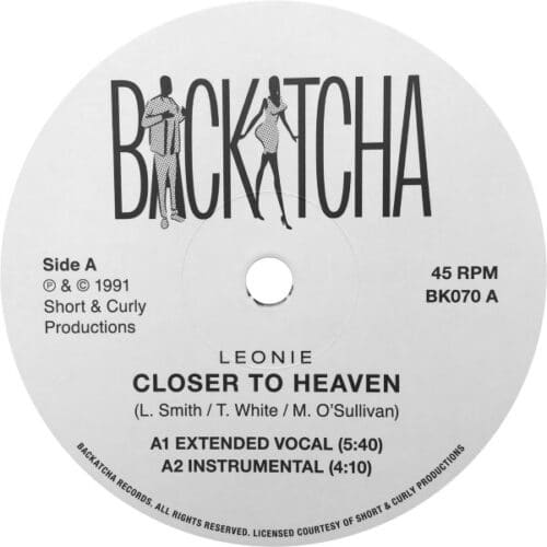 Leonie - Closer To The Heaven - BK070 - BACKATCHA RECORDS