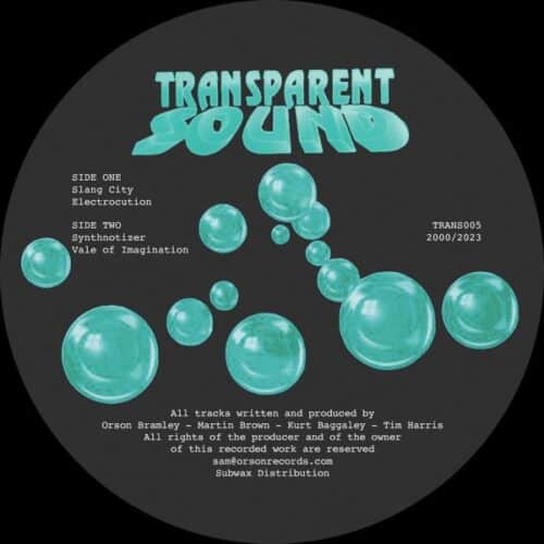 Transparent Sound - Slang City (2000 Reissue) - TRANS005 - TRANSPARENT SOUND RECORDINGS