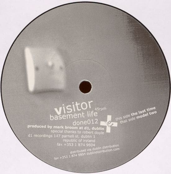 Visitor - Basement Life - DONE012 - D1 RECORDINGS