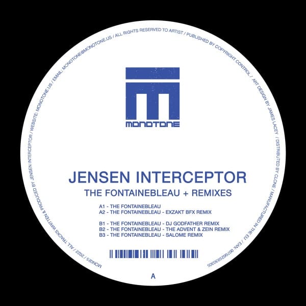 Jensen Interceptor - The Fontainebleau + Remixes - MON025 - MONOTONE