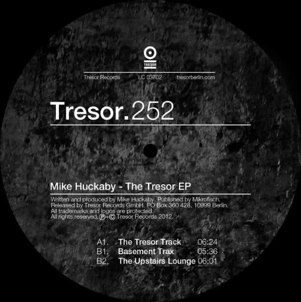 Mike Huckaby - The Tresor EP (2023 Repress) - TRESOR252 - TRESOR
