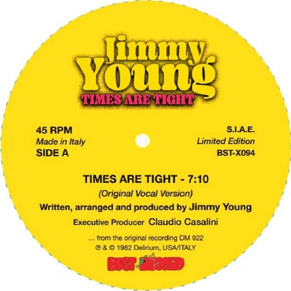 Jimmy Young - Times Are Tight - BST-X094 - BEST RECORDS