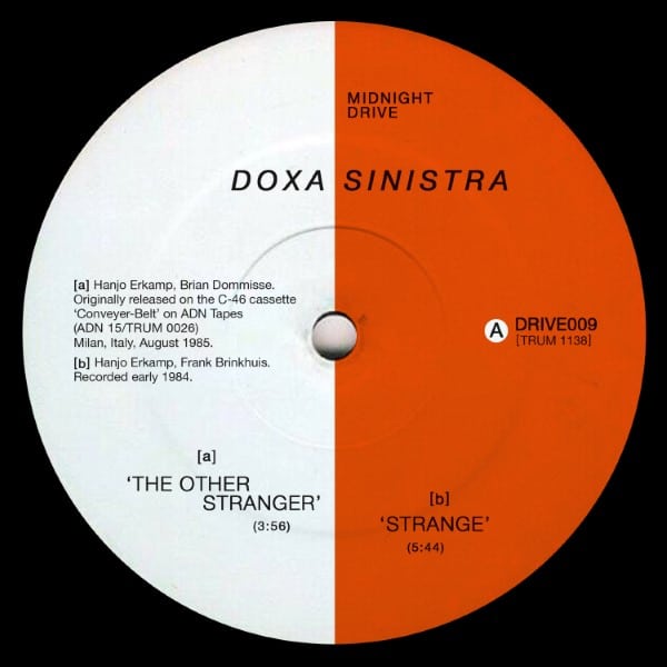 Doxa Sinstra - The Other Stranger / Strange - DRIVE009 - MIDNIGHT DRIVE