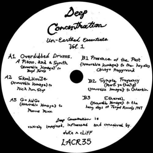 Deep Concentration - Unearthed Essentials Volume 1 - LACR-035 - L.A. CLUB RESOURCE