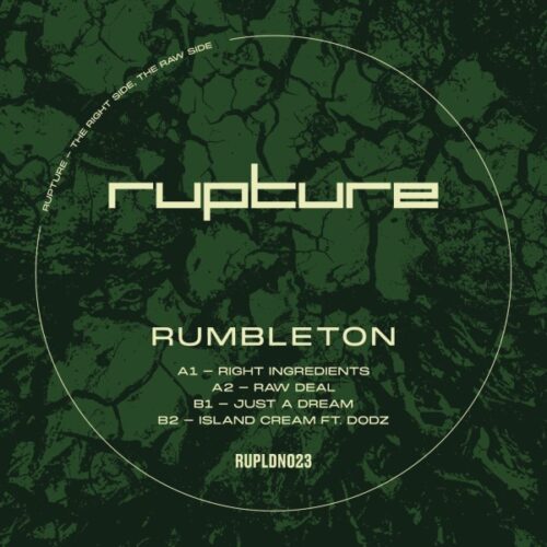 Rumbleton - Right Ingredients EP - RUPLDN023 - RUPTURE LDN