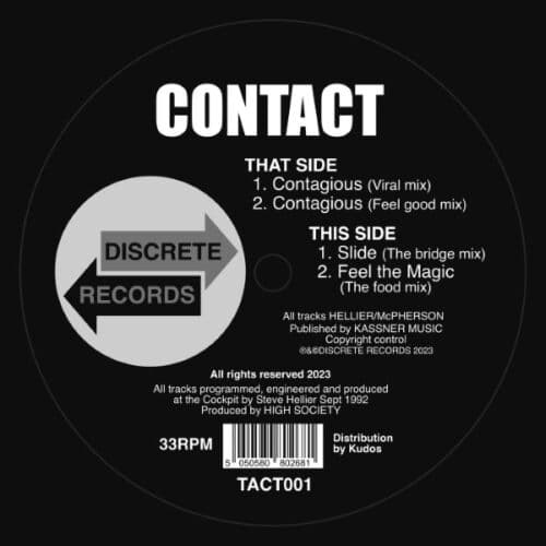 Contact - Contagious - TACT001 - DISCRETE RECORDINGS