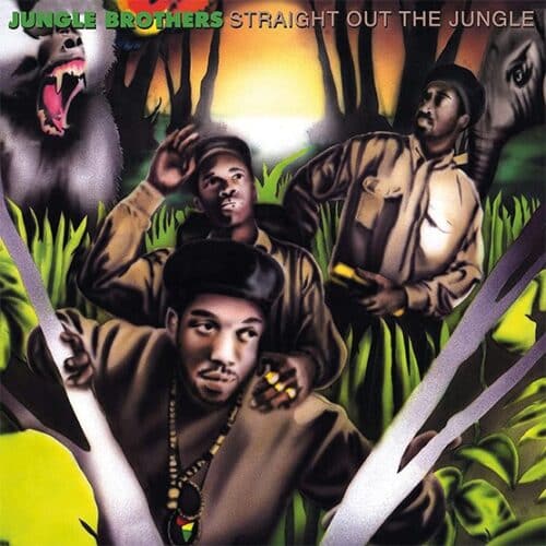 Jungle Brothers - Straight Out Of The Jungle / Black Is Black - WAR035P - WARLOCK