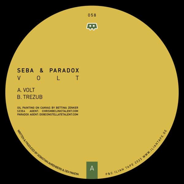 Seba/Paradox - Volt - IT058 - ILIAN TAPE