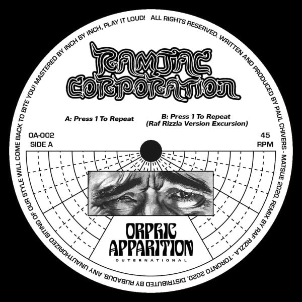 Ramjac Corporation - Press 1 To Repeat - OA002 - ORPHIC APPARITION