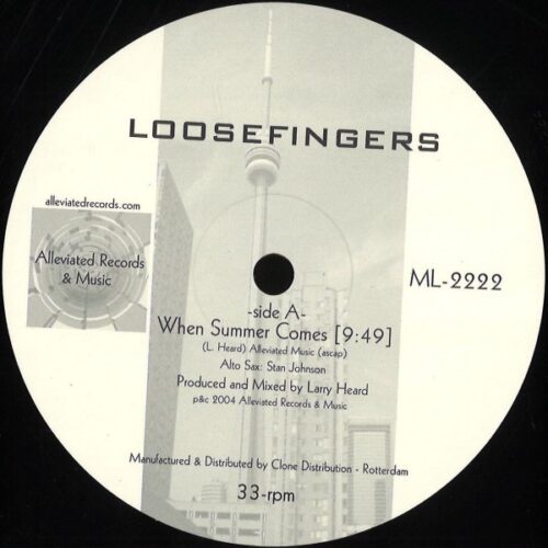 Larry Heard - Loosefingers EP 2 - ML2222 - ALLEVIATED