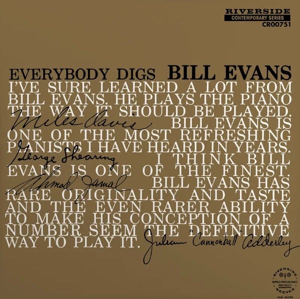 Bill Evans Trio - Everybody Digs Bill Evans (Mono Mix) - RSD 2024 - 888072582309 - CONCORD