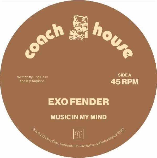 Exo Fender - Music In My Mind (feat Justin Van Der Volgen Edit) - ERC153 - EMOTIONAL RESCUE