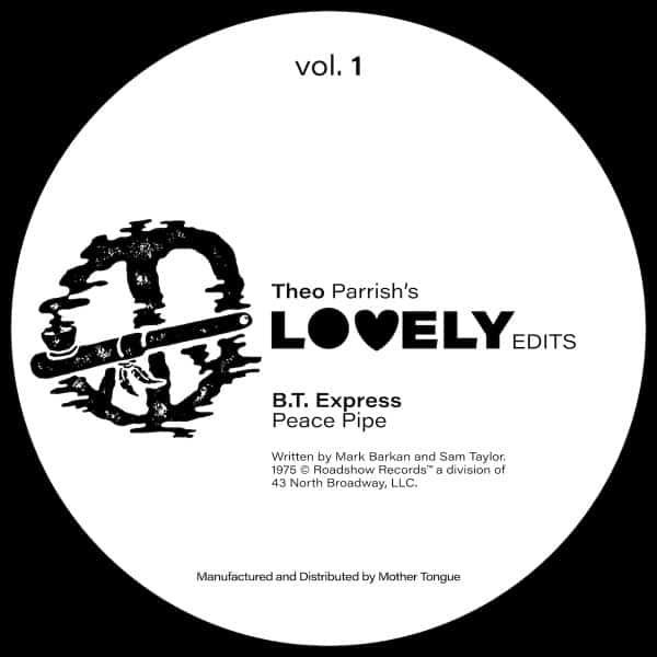 Theo Parrish - Lovely Edits Vol.1 - LE001 - LOVELY EDITS