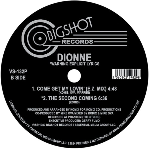 Dionne - Come Get My Lovin' - VS132P - BIGSHOT RECORDS