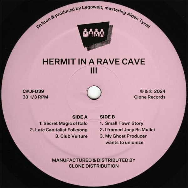 Hermit In A Rave Cave - Hermit In A Rave Cave pt. 3 - CJFD39 - CLONE JACK FOR DAZE