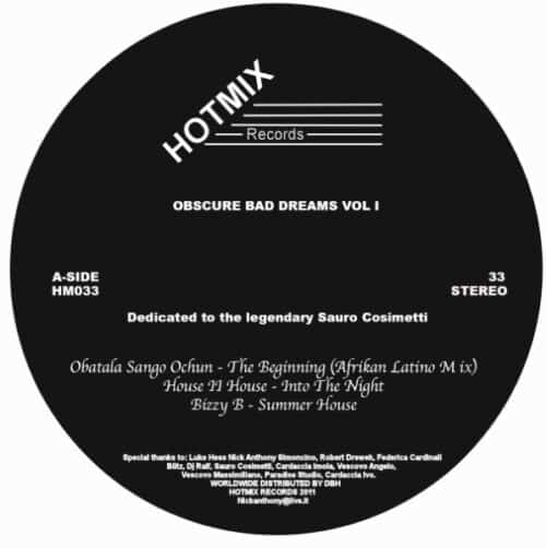 Various - Obscure Bad Dreams Vol. 1 - HM033 - HOTMIX