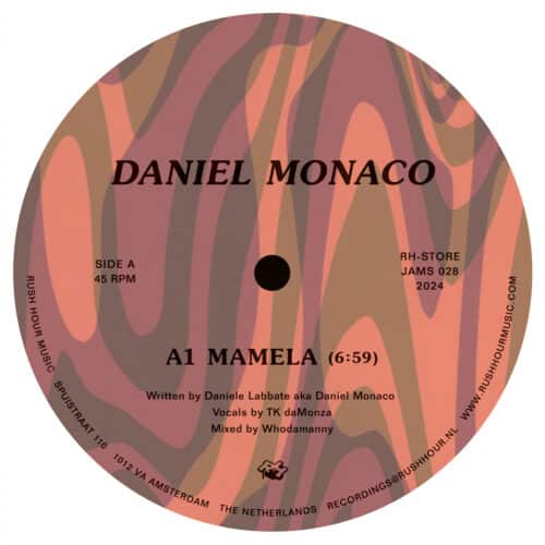 Daniel Monaco - Mamela - RH-STOREJAMS028 - RUSH HOUR