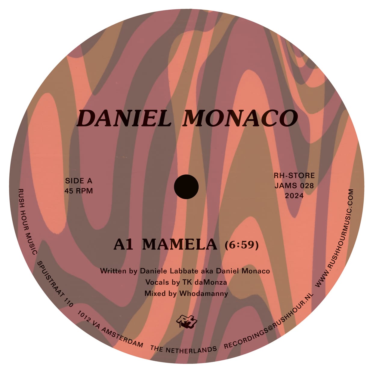 Daniel Monaco - Mamela - RH-STOREJAMS028 - RUSH HOUR