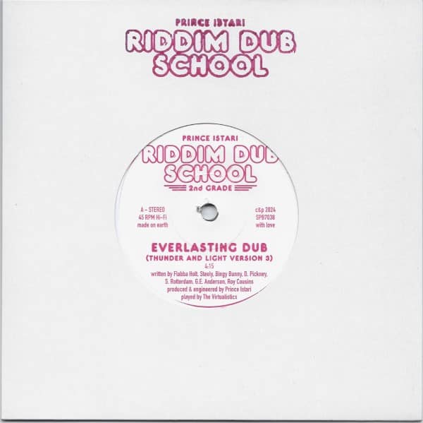 Prince Istari - Riddim Dub School 2nd Grade - SPB7038 - SOZIALISTISCHER PLATTENBAU