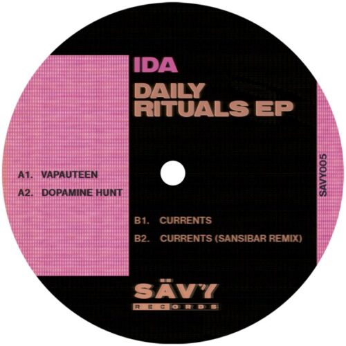 IDA - Daily Rituals EP (Sansibar remix) - SAVY005 - SÄVY