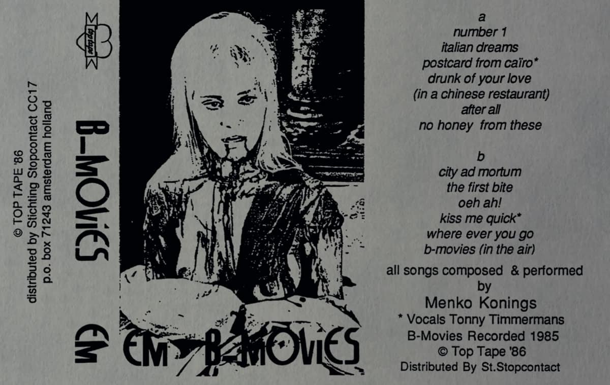 Menko Konings/EM - Cassette: B-movies - TT028 - TOP TAPE