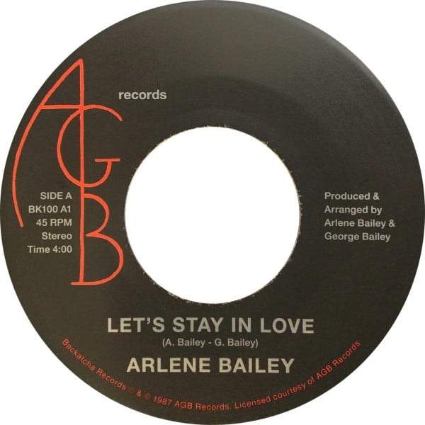 Arlene Bailey - Let's Stay in Love / Closer to You - BK100 - BACKATCHA RECORDS