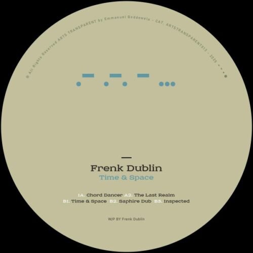 Frenk Dublin - Time & Space (blue marbled vinyl) - ARTSTRANSP013 - ARTS